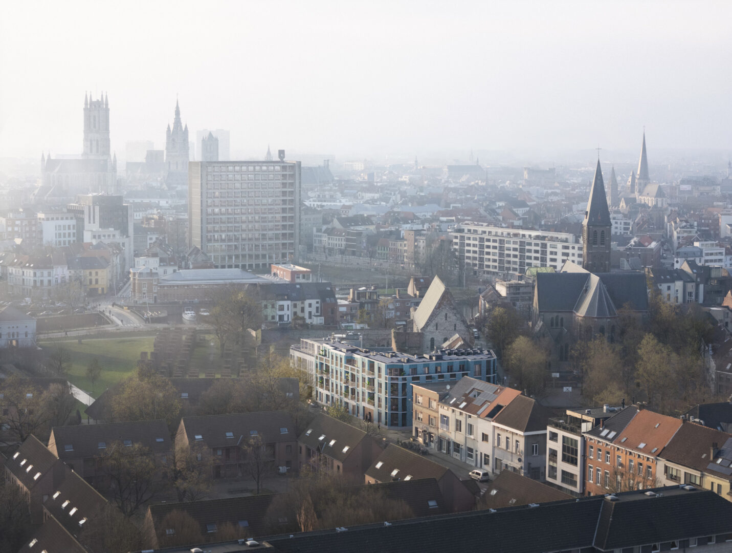 360 - Kapelaanstraat Gent - Beeld 08 - Luchtfoto - 2025-02-19 - 1 - low resolution